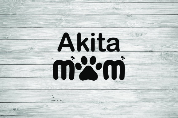 Akita Mom Graphics: Illustrations for Branding