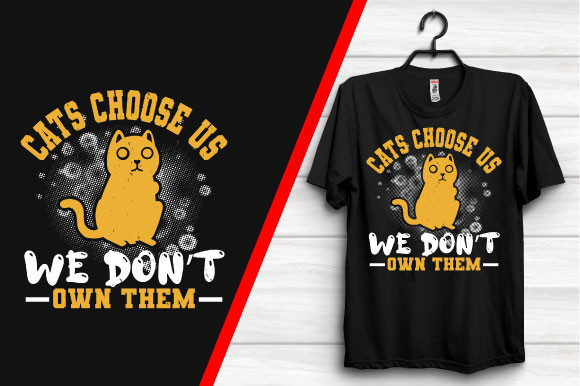 Cat Mom T-Shirt Design: Graphics for T-Shirt Designs