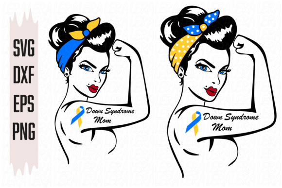 Down Syndrome Mom Graphics & Illustrations