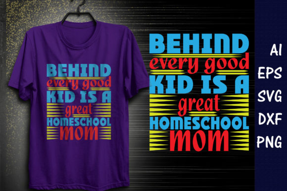 Homeschool Mom Quote Graphics for T-Shirt Designs