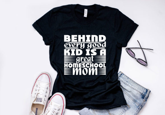 Homeschool Mom Quote Graphics for T-Shirt Designs