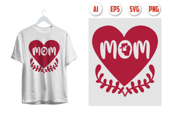 Mom T-shirt Design 18: Graphics & Print Templates