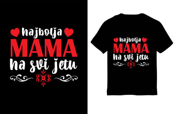 Mom T-Shirt Design Vector Graphics for Brands