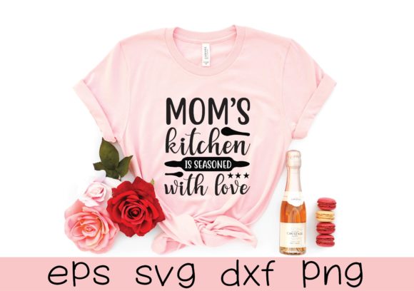 Mom’s Kitchen SVG: Graphics for T-Shirt Designs