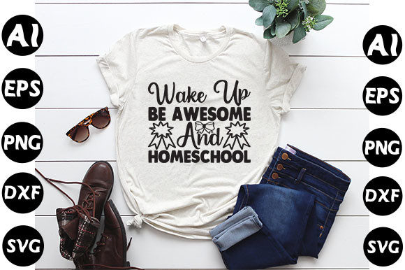 Review: Homeschool Mom Quote Design, Wake Up